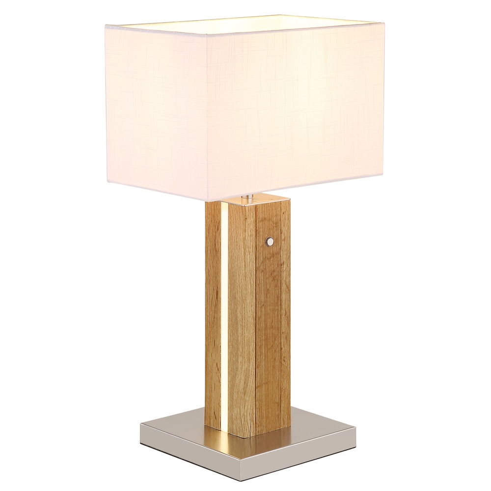 Globo Houten schemerlamp Forest met kap - 51130246
