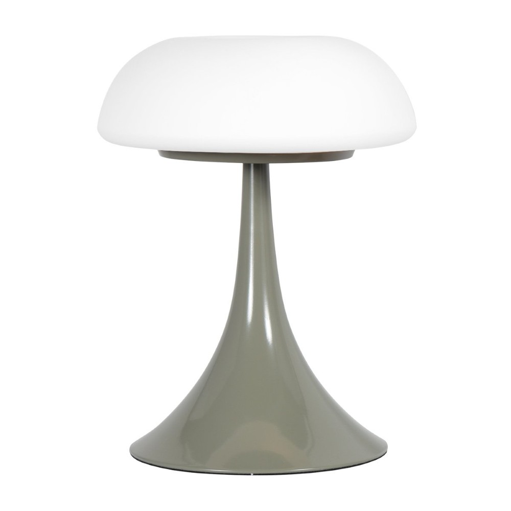 Tafellamp Ancilla groen met witte kap Steinhauer 8712746191905