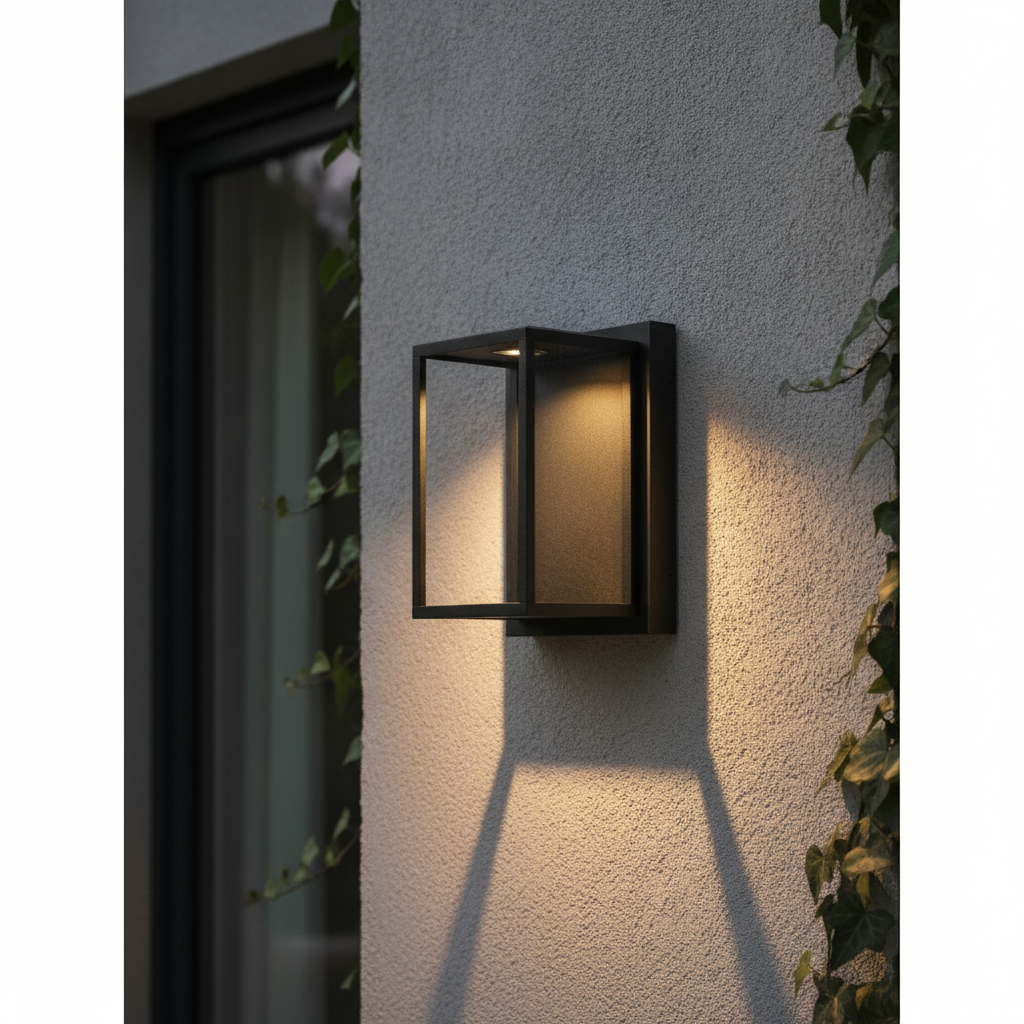 Lyora Zwarte wandlamp Prive 25cm - 108686
