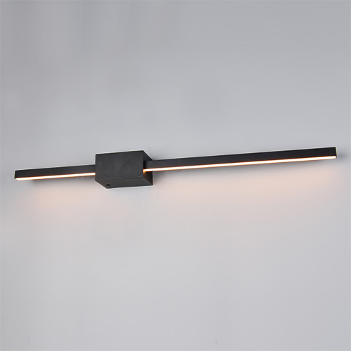 Trio Moderne wandlampCassino zwart 70,5cm - 237779132