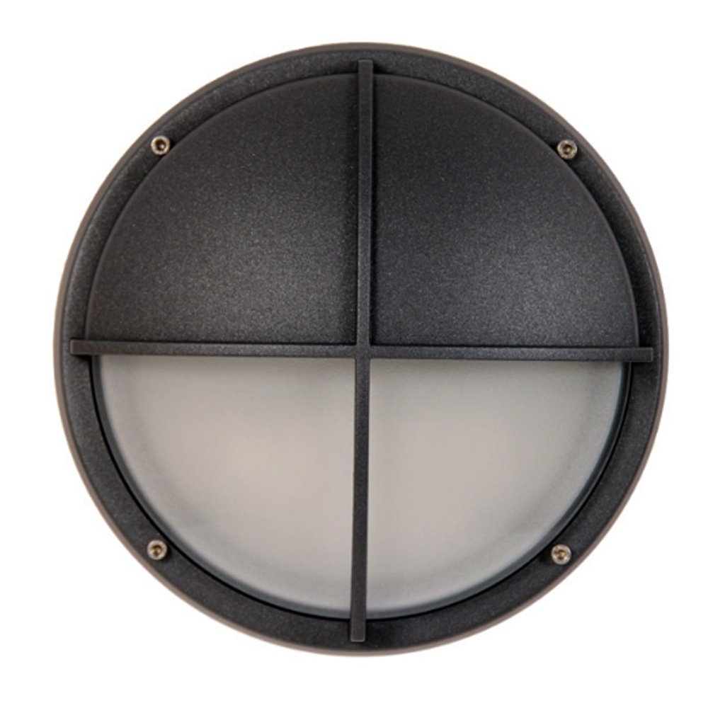 Franssen Ronde buitenlamp Docks Cap 26cm grafiet grijs - 329067-25