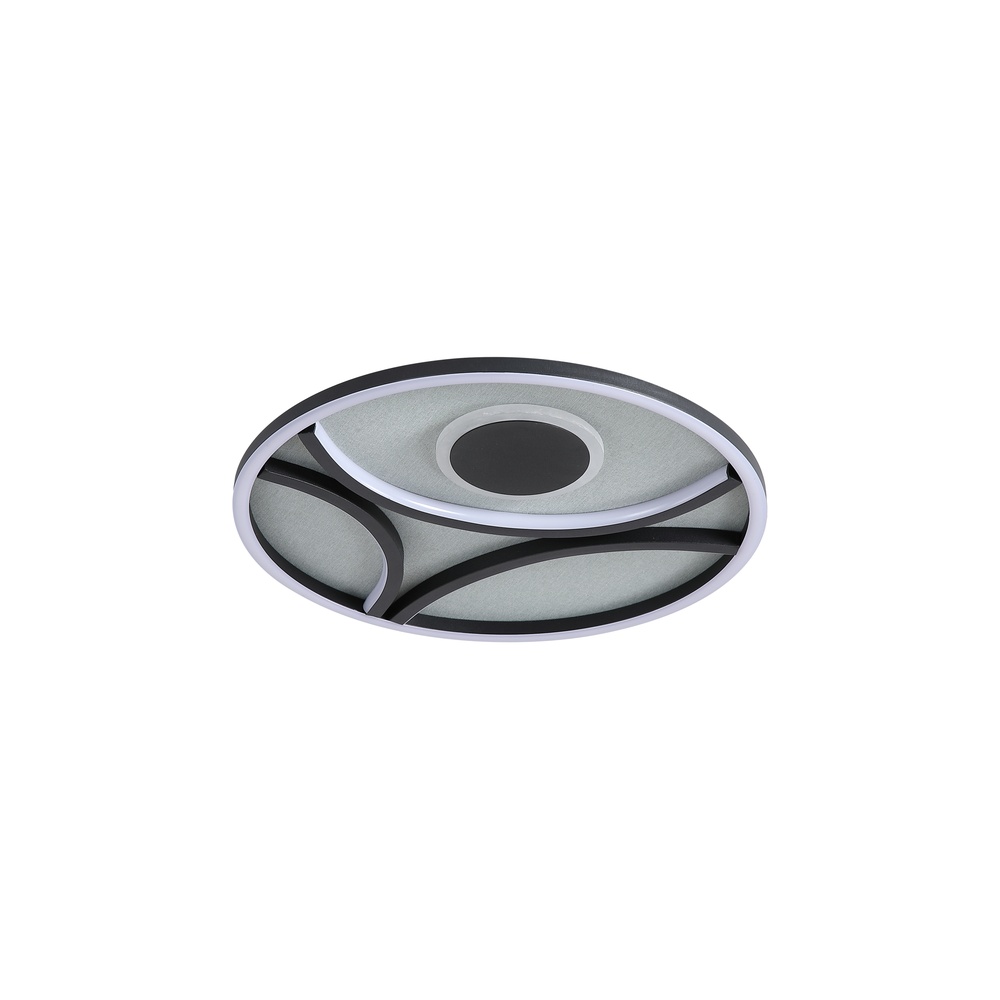 Searchlight PlafonniereZendisc zwart - 82100-39BK