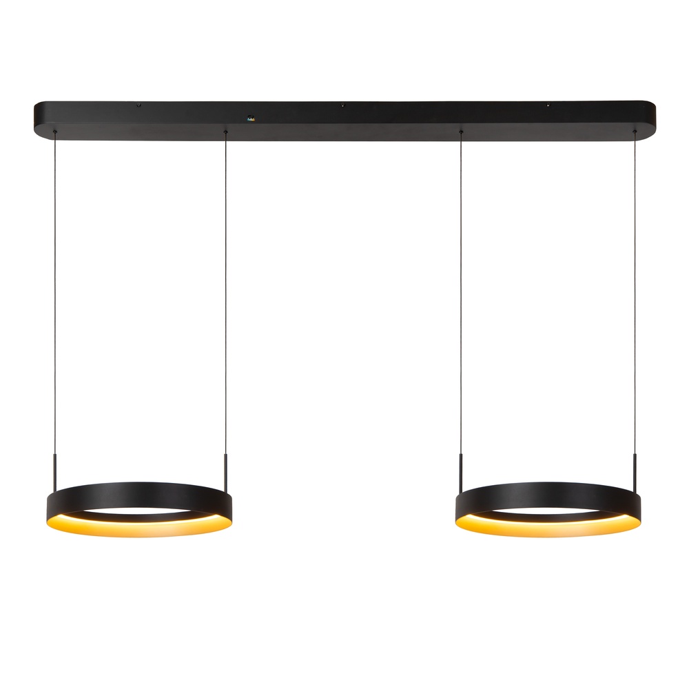 Lucide Vibes Dubbele hanglampRadiant zwart - 46422/76/30