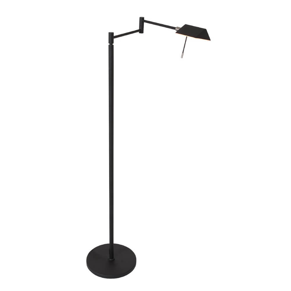 Steinhauer Zwarte leeslampRetina met led - 3083ZW