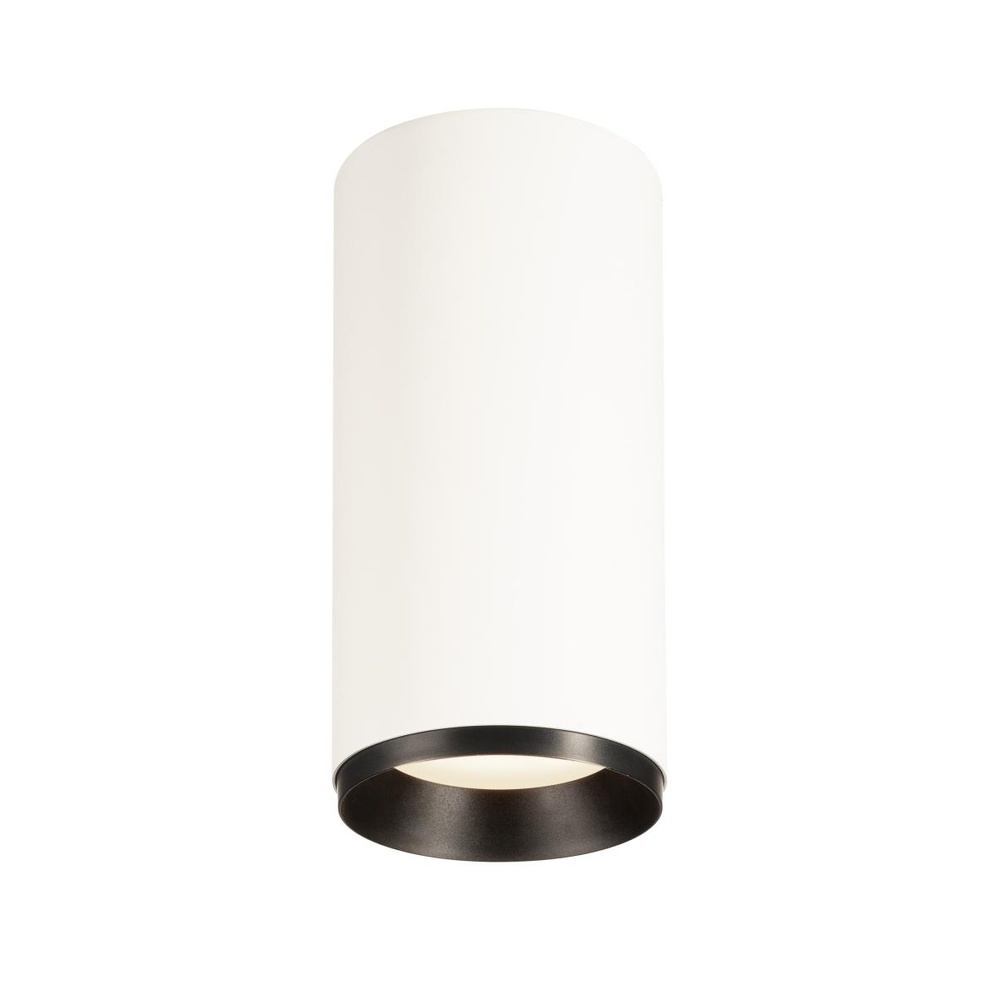 SLV OpbouwspotNuminos L Dali cilinder wit/zwart 4000K - 36gr - 1004623