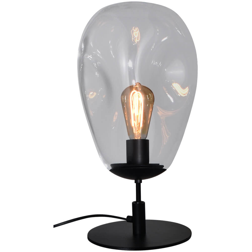Masterlight Tafellamp Lava Oval Ø 22,5cm helder glas - 4760-05-00-60