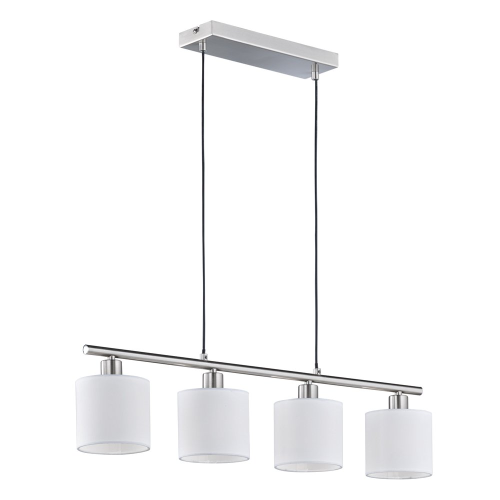 Trio Eetkamer hanglampTommy 4-lichts grijs - R30334001