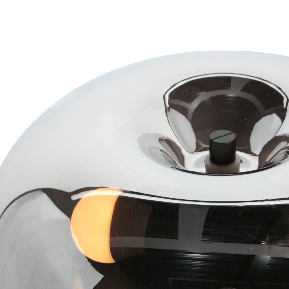 Tafellamp Ancilla zwart met smoke glas Steinhauer 8712746191943