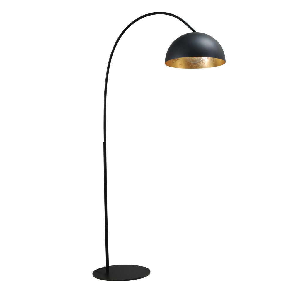 Masterlight Vloerlamp Industria 186 gunmetal met goud - 1205-40-30-08