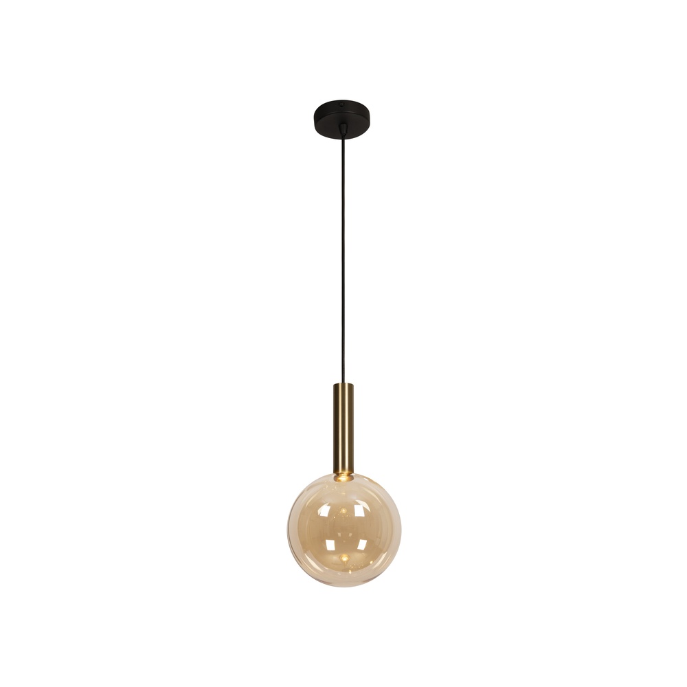 Lucide Vibes Pendel hanglampJosiane zwart met goud - 21441/01/62