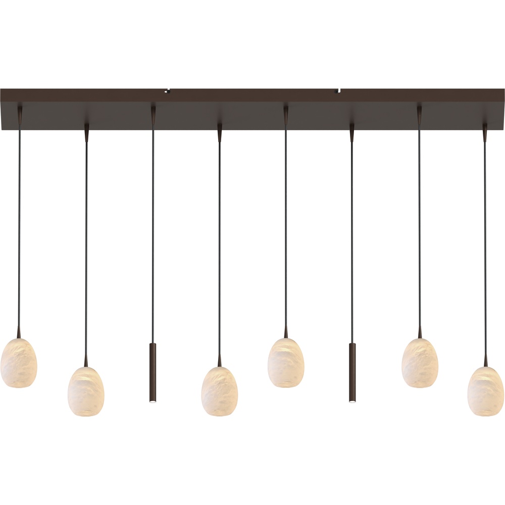 Design hanglamp Alta 8-lichts cacao
