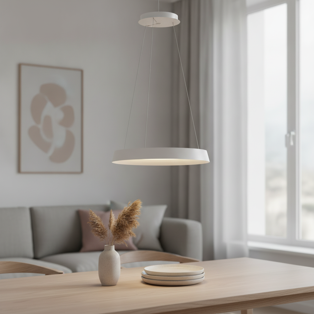 Lyora Design hanglamp Ormi Ø 45cm wit - 110899