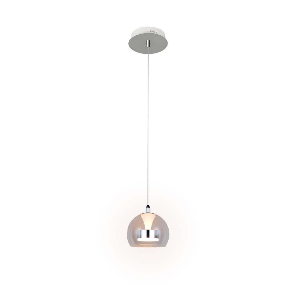 Trio HanglampFlynt enkel chroom - 331610106
