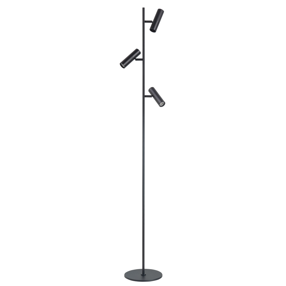Highlight Vloerlamp Trend 3-lichts zwart - V4733.01