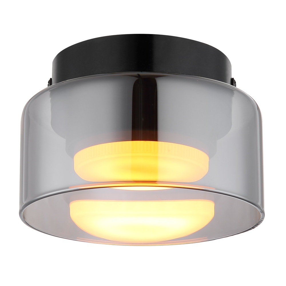 Globo Design plafondlamp Higgins zwart - 16055DS