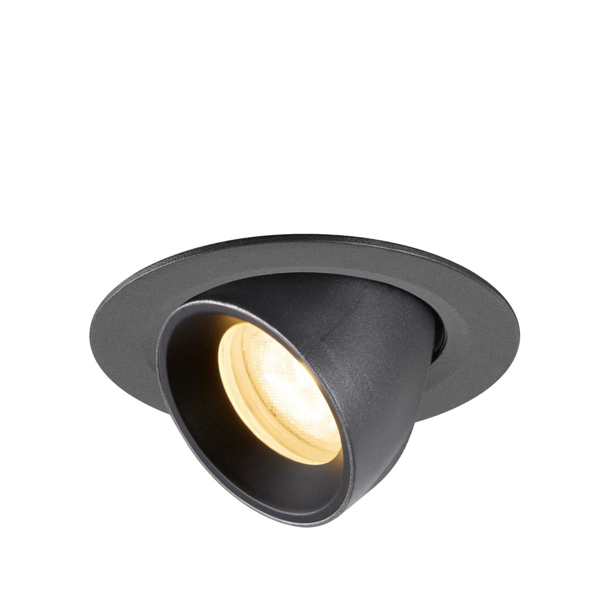 SLV InbouwspotNuminos Gimble XS zwart 3000K - 55gr - 1010050
