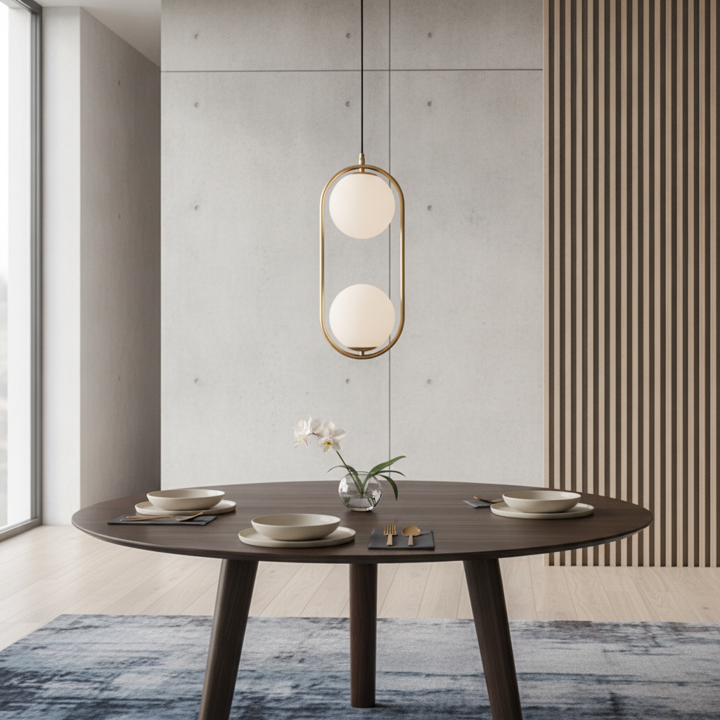 Lyora Design hanglampObitar dubbel ovaal goud - 110663