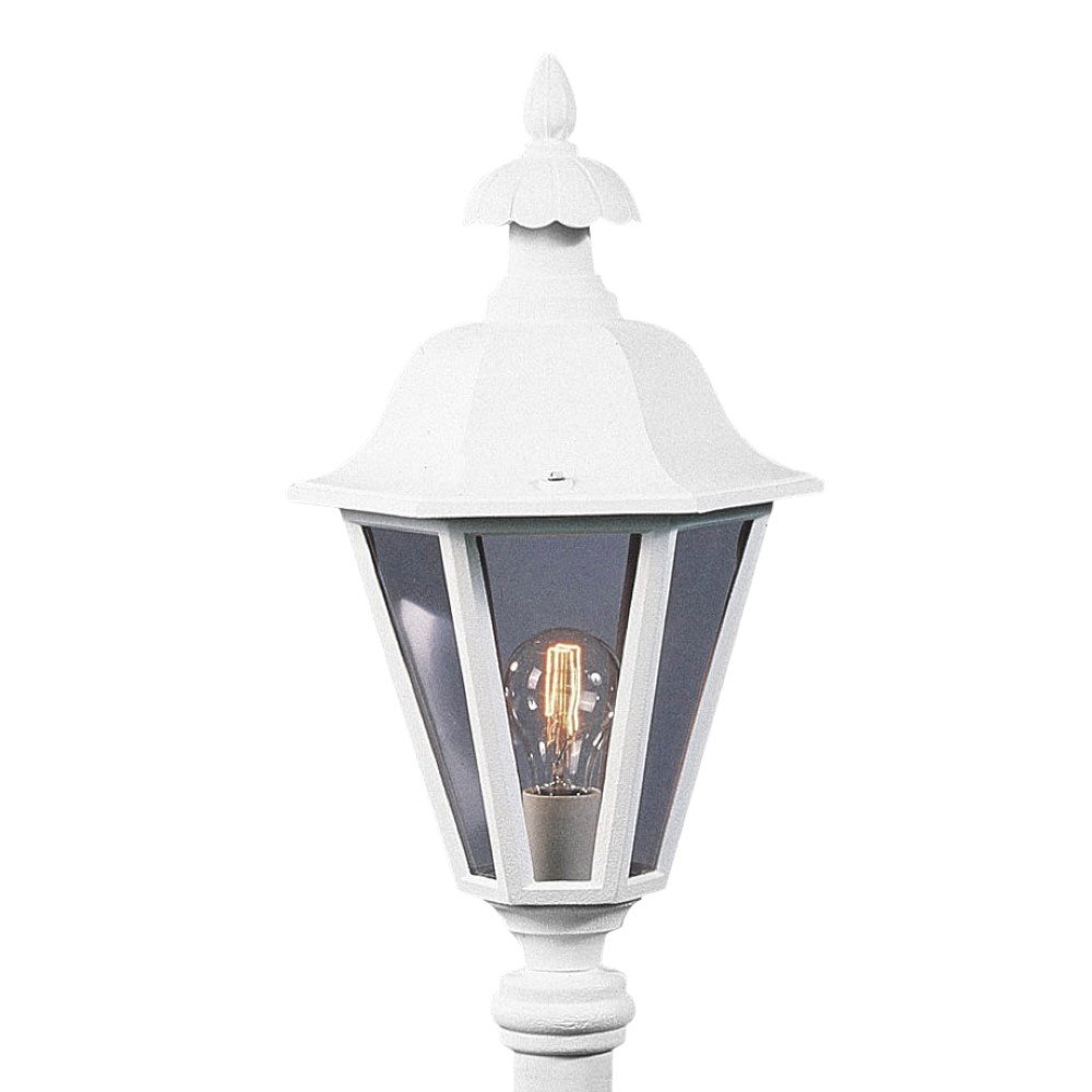 KonstSmide Klassieke sokkellamp Pallas 41cm mat wit - 478-250