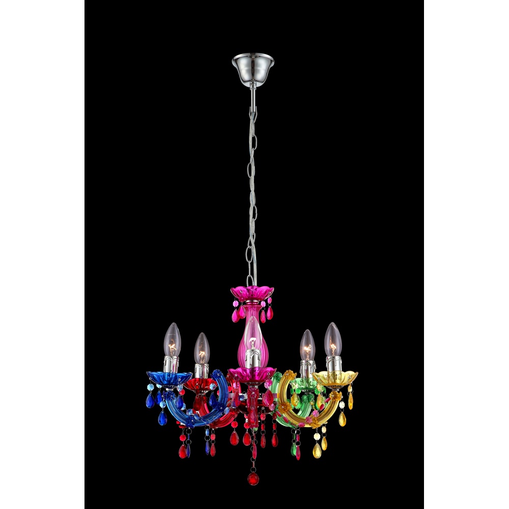 Globo Kroonluchter Cuimbra Ii gekleurd - 63118-5