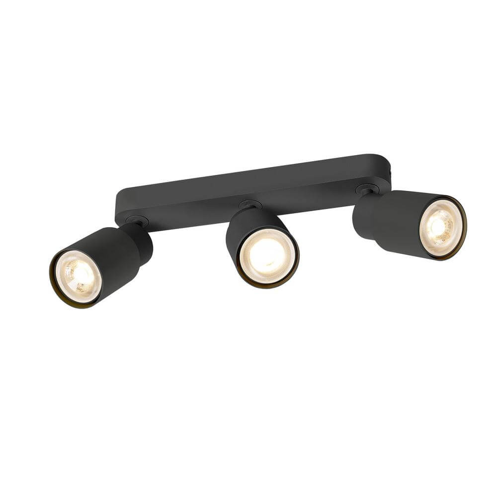 SLV SpotPuri 2.0 Tube zwart 3-lichts - 1008320