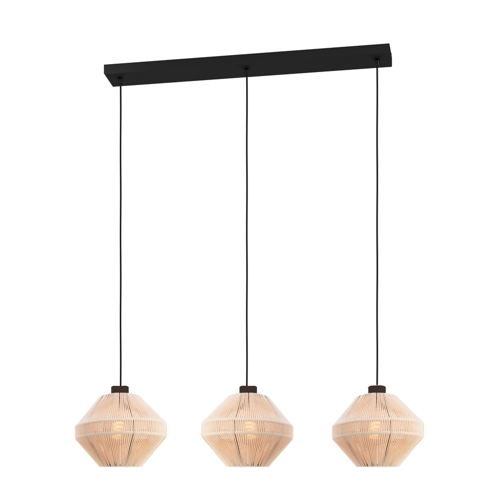 Eglo Touw hanglamp Midsumer 3x Ø 22cm - 44001