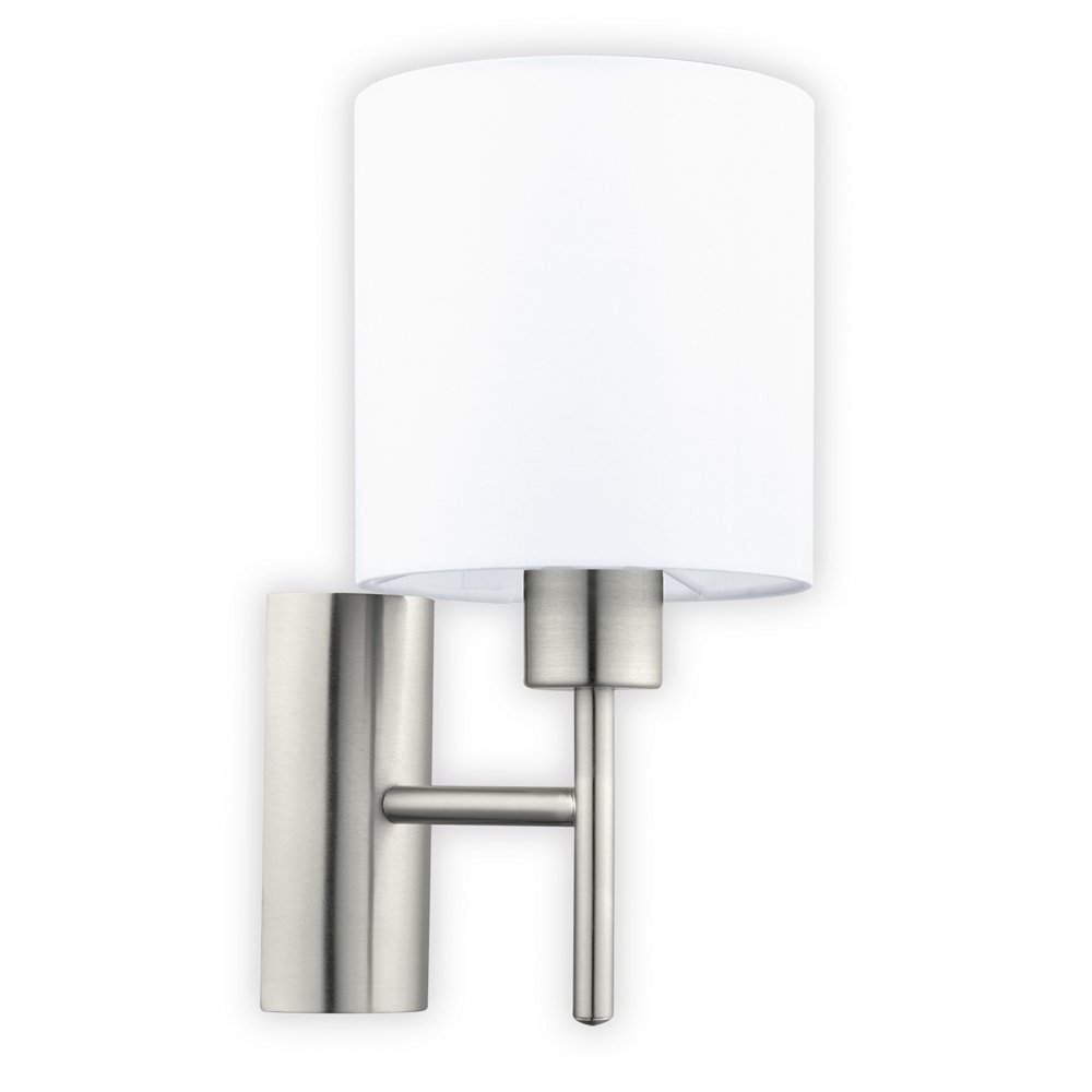 Eglo Wandlamp Pasteri met witte lampenkap - 94924