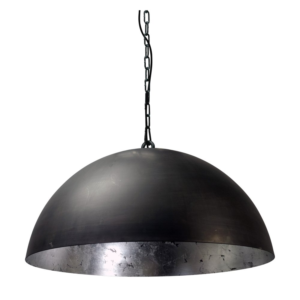 Masterlight Grote gunmetal hanglamp Industria Silver 60 - 2200-30-37-K