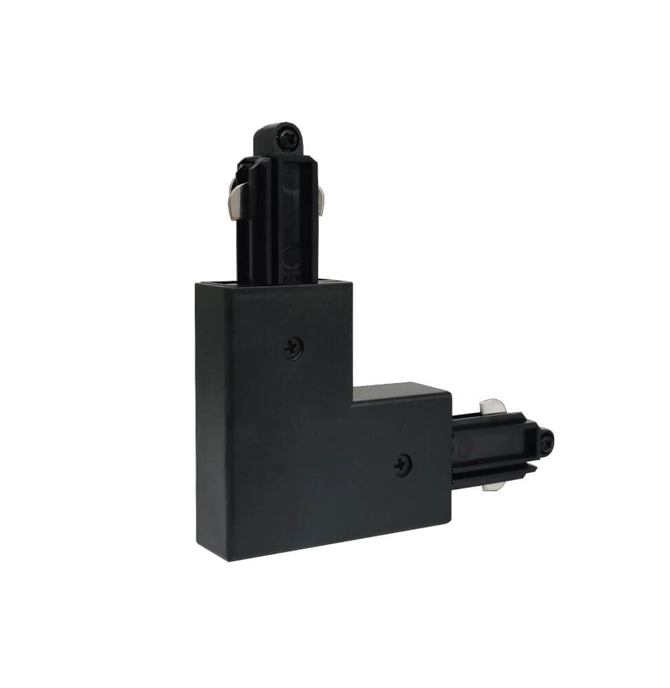 Highlight 1-fase Track corner left zwart - O5110.01