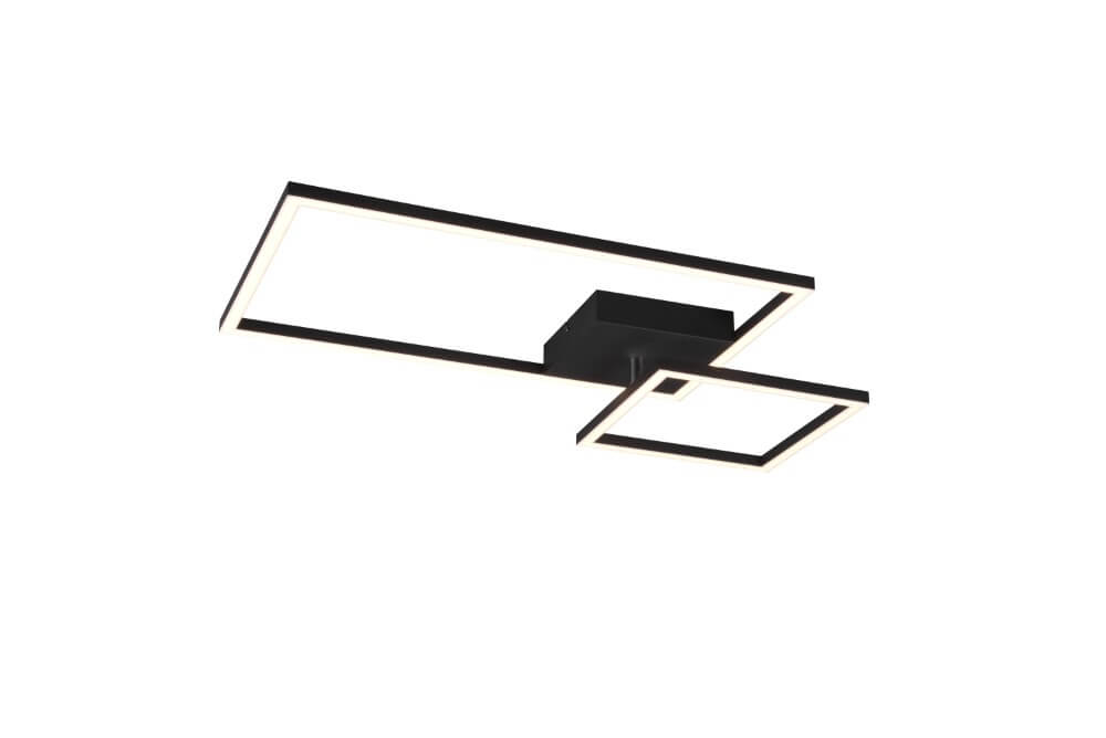 Trio PlafonnièrePadella 63cm zwart - R62642132