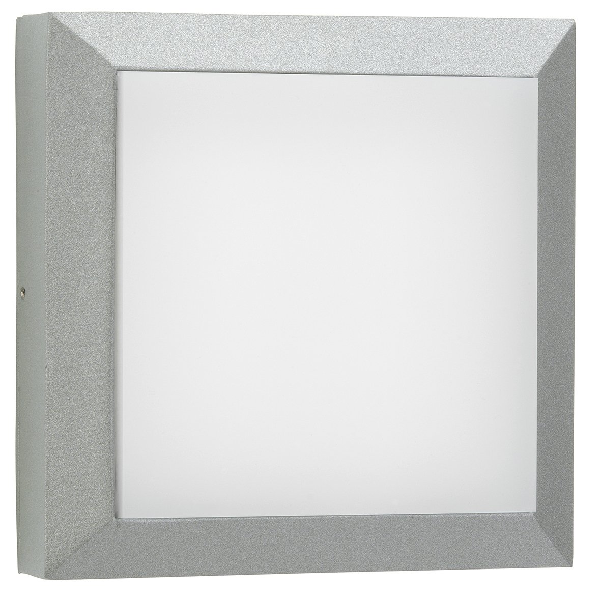 Albert Vierkante wandlamp buiten Parel 19cm-grijs - 696560