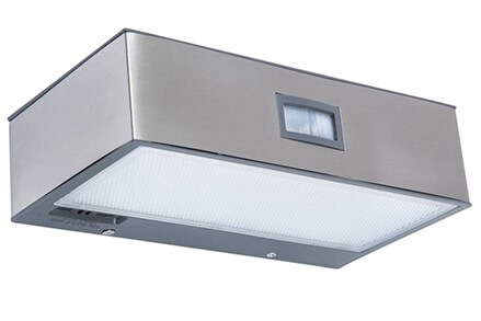 Lutec Solar wandlamp Brick RVS - 6908501308