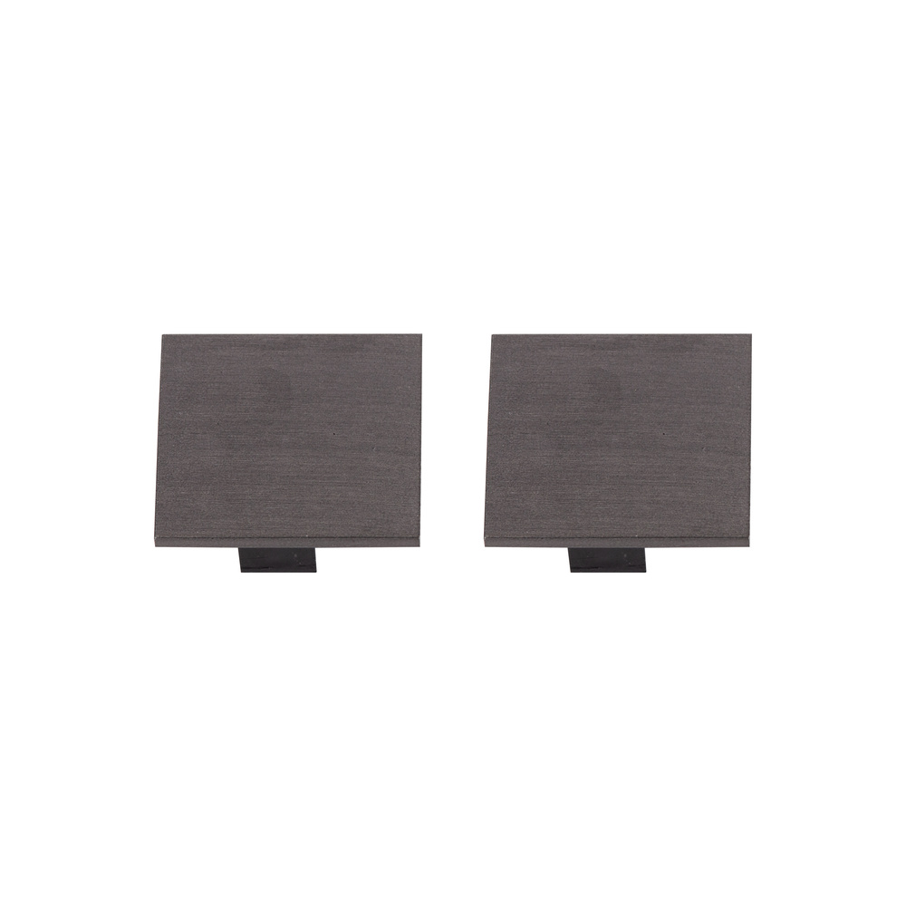 Premium by Lucide Rail eindkap 1-faseLinial mat zwart chroom set van 2 - 55900/04/08