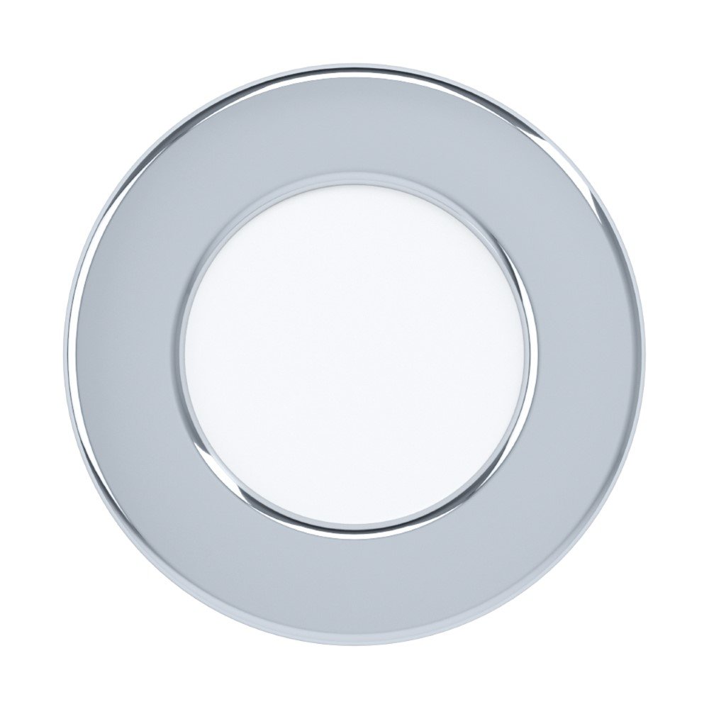 Eglo 4000K inbouwspotFueva 5 IP44 - Ø 8,6cm chroom - 99208