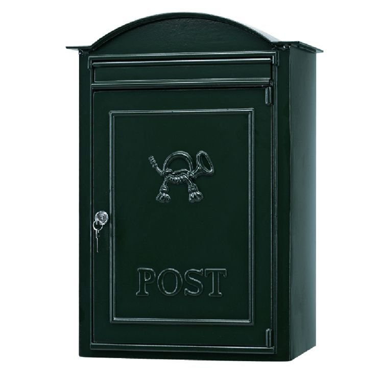 KS Verlichting Nostalgische brievenbusPostbox B20 Max muurbus - groen - 5324