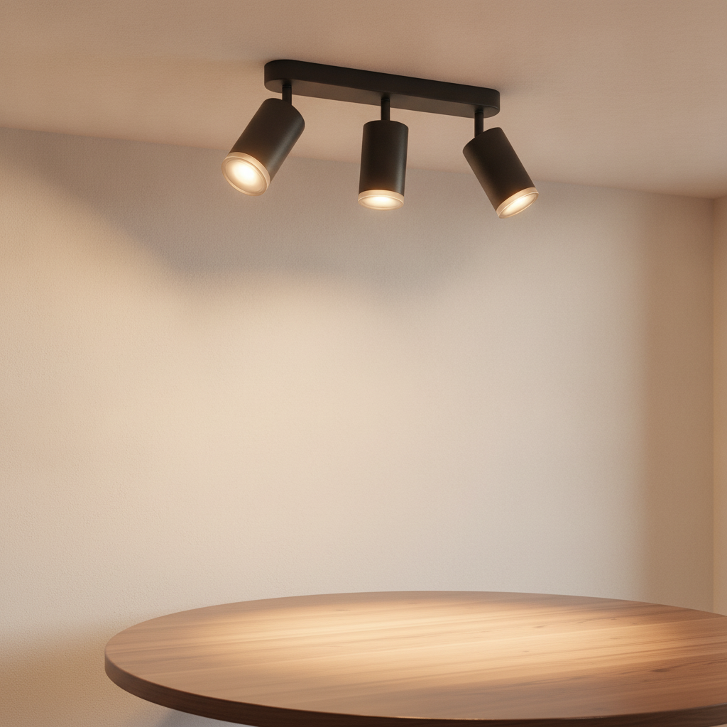Lyora OpbouwspotMao 3-lichts zwart - 9011418