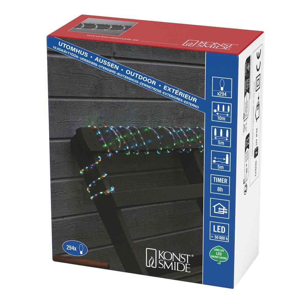 Lichtsnoer Mini Rope 5 meter - multicolor KonstSmide 7318300030164