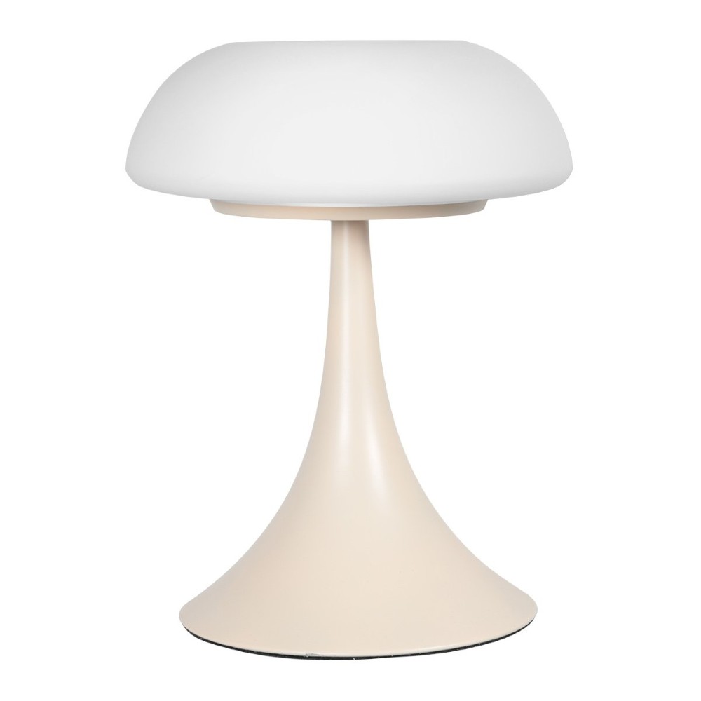 Tafellamp Ancilla zand bruin met wit glas Steinhauer 8712746191882