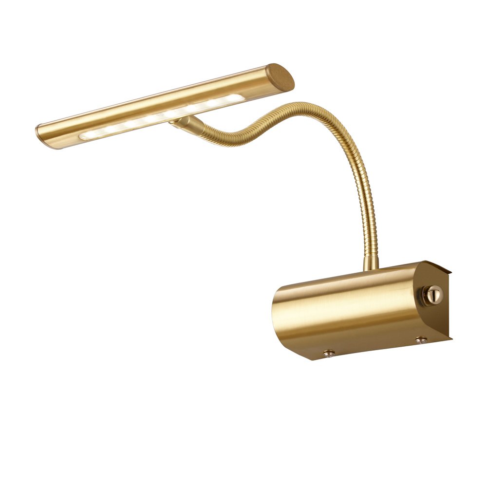 Trio Led wand leeslampCurtis messing mat - 279770108