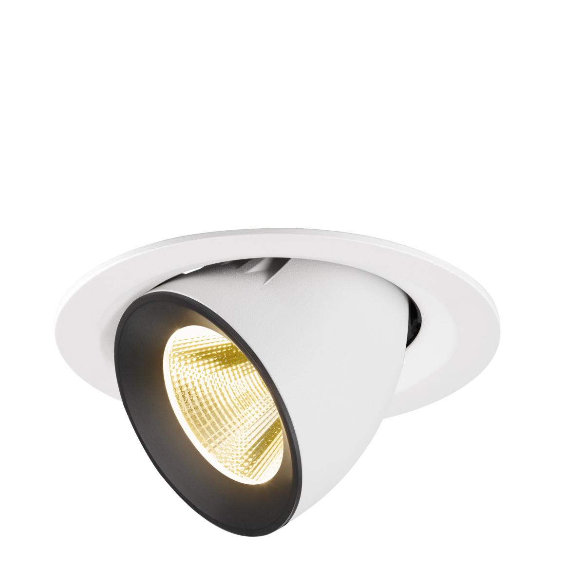 SLV InbouwspotNuminos Gimble M wit/zwart 3000K - 20gr - 1009568