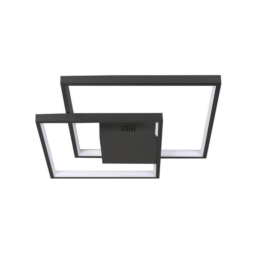Highlight Design plafondlamp Piazza zwart 42 x 41cm - P6413.01