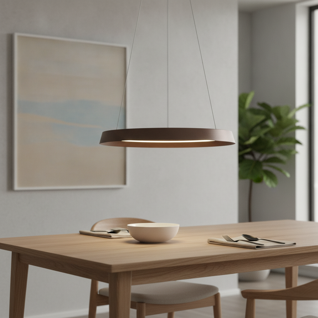 Lyora Design hanglampOrmi Ø 60cm koffie bruin - 9030928