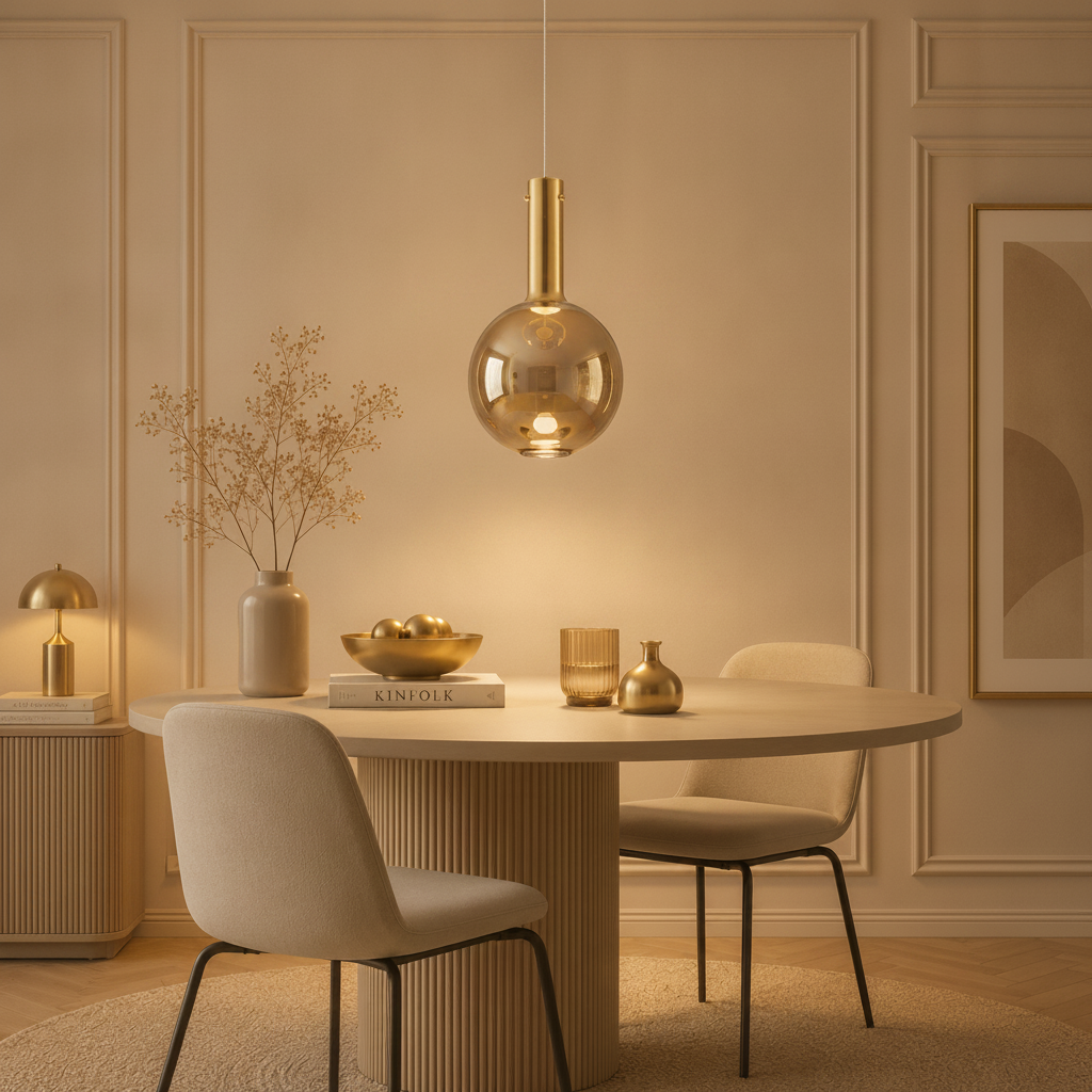 Lyora HanglampNostos goud glas Ø 30cm - 9009221