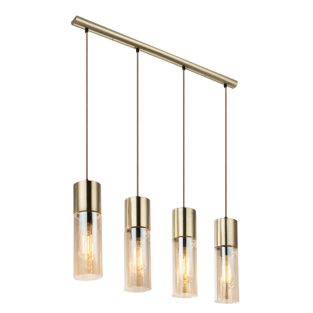 Globo 4-lichts hanglamp Annika goud design - 21000-4HM