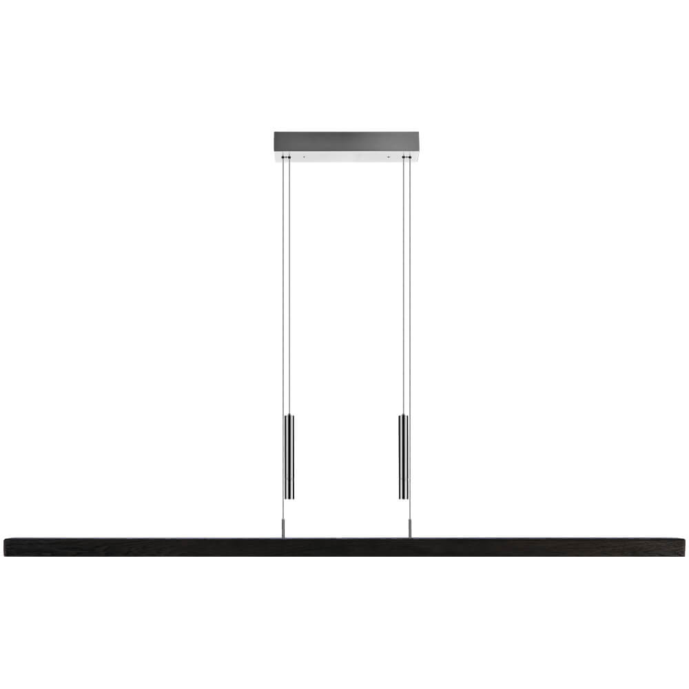 HerzBlut HanglampLeonora 160 cm - oak coal - 10341 afbeelding