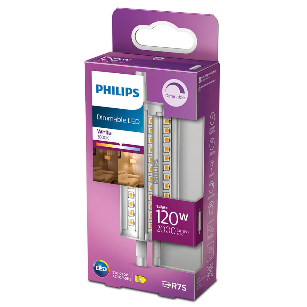 Philips R7S - Led - 118mm - 14W - 3000K - 929001353603