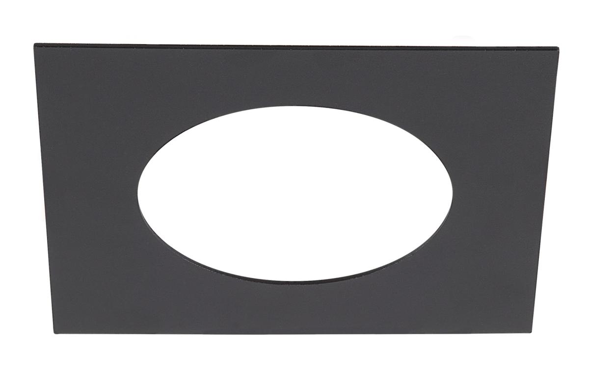 SLV Inbouwframe voor Numinos S recht 160/100mm zwart - 1006141