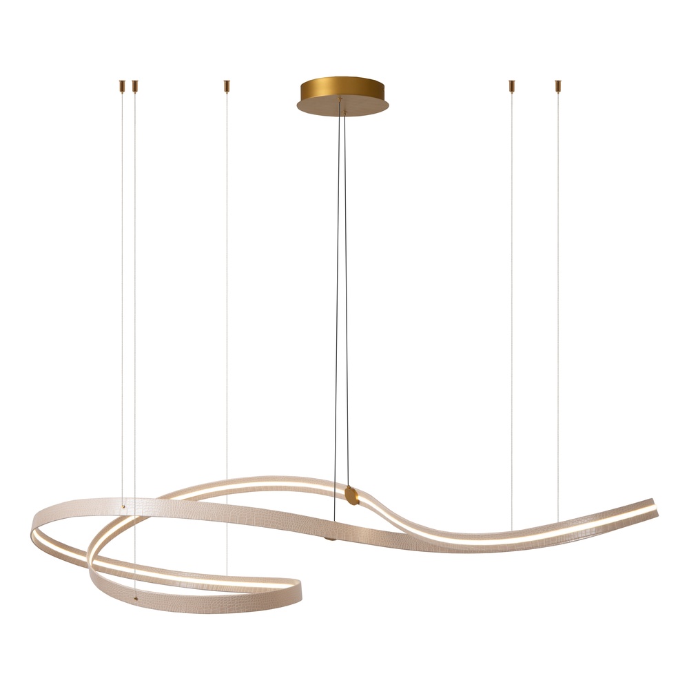Premium by Lucide Moderne led hanglampSlalom Zand met effect - 13493/68/38