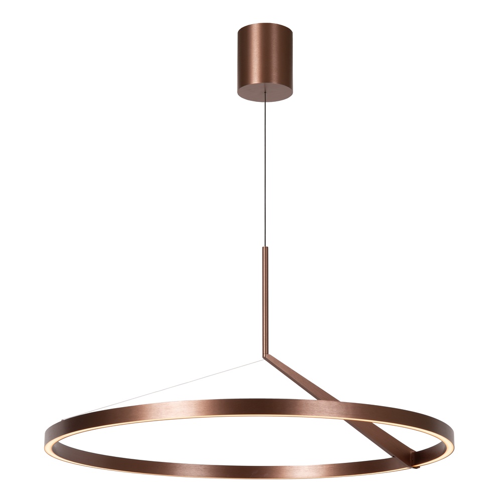 Premium by Lucide Strakke led hanglampApplause roodkoper - Ø 80cm - 23400/80/96
