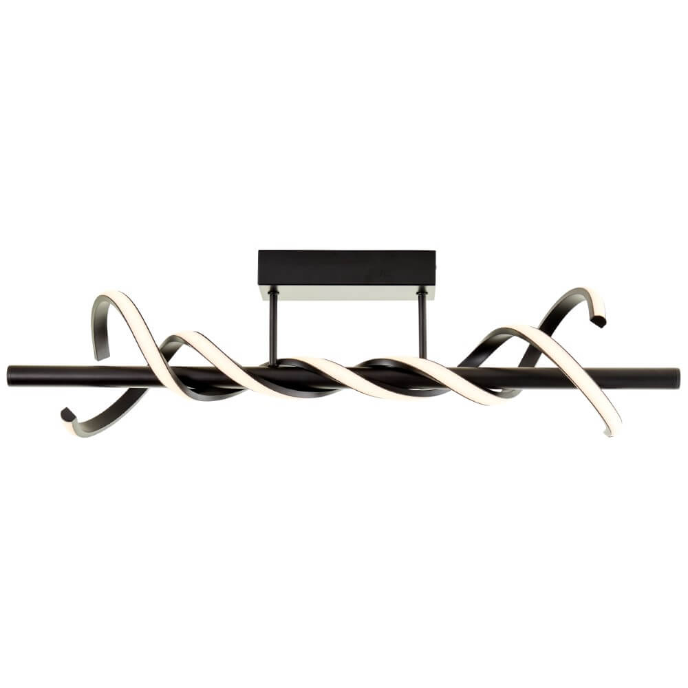 Brilliant Zwarte design plafondlamp Amalie S - G99816/06