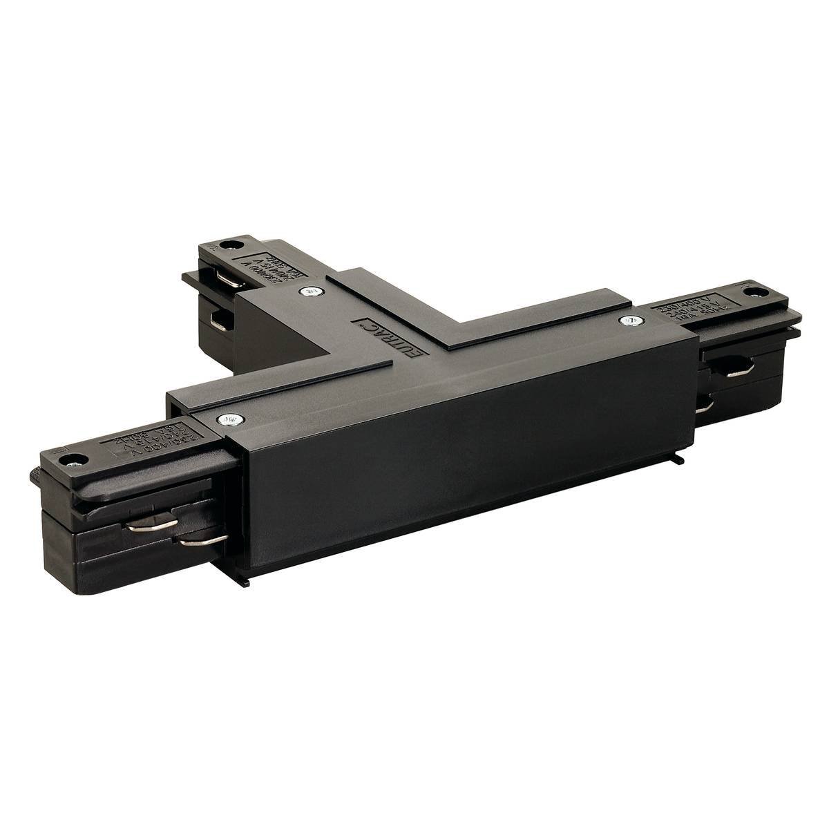 SLV 3-fase T-Connector 1 aarde rechts zwart - 145640